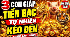 3 con giáp Lộc đất đến tay, ăn may nhất tuần 8 đến 14/6/2026