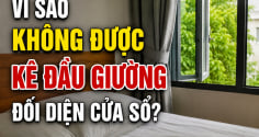 Vì sao không được kê đầu giường đối diện cửa sổ?