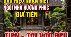 Dấu hiệu nhận biết ngôi nhà hưởng phúc Gia Tiên, Tiền - tài vào đều