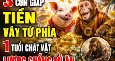 3 con giáp Tiền vây tứ phía, 1 tuổi chật vật lương chẳng đủ ăn