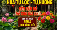 3 loại hoa tụ lộc - tụ hương, kéo vận đỏ về cho gia chủ