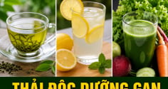 5 loại nước uống vào để dưỡng gan, thải độc