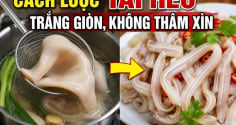 Cách luộc tai heo trắng giòn, không thâm xỉn
