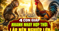 4 con giáp Nhanh Nhạy hợp thời, lập nên nghiệp lớn