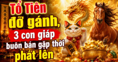 Tổ Tiên đỡ gánh, 3 con giáp buôn bán gặp thời phát lên