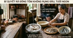 Cách rã đông tôm không bị rụng đầu, thịt tươi ngọt chắc