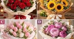 Hãy chọn một bó hoa mà bạn thích nhất, xem vận may tháng 11?