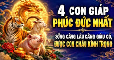 3 con giáp Phúc Đức Nhờ Mẫu, hiếu thảo Lộc càng nhiều