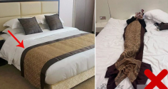 Khách sạn nào cũng để tấm khăn trải ngang giường: 90% khách bỏ phí không biết dùng
