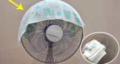 Đắp khăn lên quạt điện, mẹo hay không thể thiếu trong mùa hè