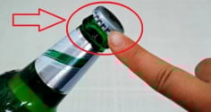Bí mật trên nắp chai bia giúp bật dễ dàng, không cần dụng cụ phức tạp