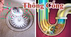 Xả nước vào cống tắc cứng: Làm cách đơn giản này không cần gọi thợ, chẳng sợ bẩn nhà