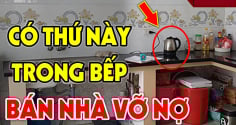 Trong bếp đặt 3 thứ này: Gia chủ nghèo không ngóc đầu lên được, đó là gì?