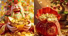 Top 4 tuổi Vận May Ào Ạt, Bội thu Tài lộc, Thần Tài gọi tên từ 15/6, Sự nghiệp lên hương, Giàu nứt vách