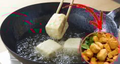 Rán đậu đừng thả ngay vào chảo: Thêm 1 bước đậu vàng giòn, không dính chảo