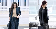 Học lỏm cách mix đồ thời trang sân bay tối giản nhưng vẫn đầy khí chất của sao Hàn