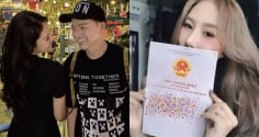 Quang Minh hào phóng tặng vợ trẻ kém 37 tuổi cuốn sổ đỏ