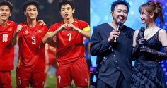 Trấn Thành xin lỗi Hari Won sau khi U23 Việt Nam chiến thắng
