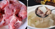 Cách hầm canh xương ngọt lim trong veo không bị cặn đục