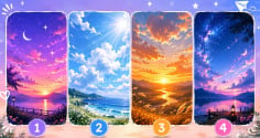 Quiz: Chọn 1 bầu trời để xem bạn sắp bật mạnh ở phương diện nào