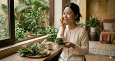 Cách làm mờ nám bằng lá tía tô hiệu quả ngay tại nhà