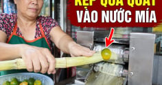 Kẹp 1 quả quất vào mía rồi ép nước, người bán nước tiết lộ: Lãi to