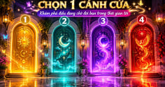 Quiz: Chọn một cánh cửa bạn muốn bước vào nhất để khám phá điều đang chờ đợi bạn trong thời gian tới