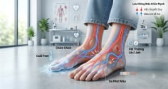 4 dấu hiệu ở bàn chân có thể phản ánh tuần hoàn máu đang gặp vấn đề