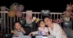 Phương Oanh hoa mắt chóng mặt khi hai con bước vào khủng hoảng tuổi lên 2