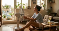 Thói quen dùng quạt điện kiểu này mùa hè: Bảo sao tiền điện tăng vọt, người lại sinh bệnh