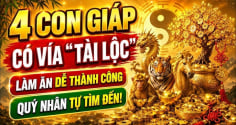 Lộc Ngầm đến cửa tháng 7, 8: 4 con giáp Tiền nhiều vô kể