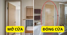 Nên mở hay đóng cửa nhà tắm khi không sử dụng? Rất nhiều người đang làm sai
