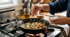 Vì sao những người đầu bếp thường rắc một chút muối vào chảo trước khi rán?