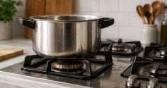 Vì sao không nên đặt nồi chảo mới rửa xong lên bếp gas? Chớ chủ quan