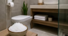 Vì sao nên đặt một bát muối trong nhà tắm, nhà vệ sinh? Nhiều người làm theo và thu nhiều lợi ích