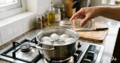 Cho vài giọt giấm vào nồi luộc trứng: Không chỉ giúp bóc vỏ dễ hơn mà còn mang lại nhiều lợi ích bất ngờ