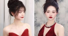 Chọn kiểu tóc búi phù hợp với từng dáng mặt để tôn nét đẹp tự nhiên