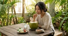Vừa đi nắng về tuyệt đối không uống nước dừa ngay: Sai lầm tai hại khiến cơ thể kiệt quệ
