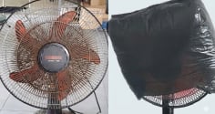 Vệ sinh quạt không cần tháo khung: Chỉ với 1 túi nilon, quạt sạch bong như mới trong 5 phút