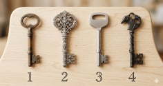 Bài trắc nghiệm tâm lý: Chọn 1 chiếc chìa khóa, hé lộ năng lực giúp bạn thành công