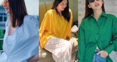 Hè này mặc sơ mi oversized thế nào cho đẹp? Học ngay 3 công thức từ Thanh Hằng, Phương Khánh và Khả Ngân