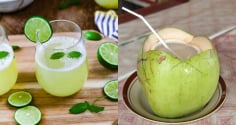 Trời nóng, uống nước chanh hay nước dừa tốt hơn?