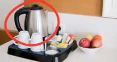 Vì sao không nên dùng ấm đun nước trong nhà nghỉ, khách sạn?
