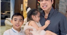Danh ca Ngọc Sơn bất ngờkhoe con trai và con gái
