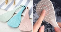 Tại sao trên muôi xới cơm lại có chấm tròn nhỏ xíu?