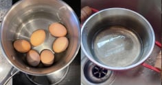 Vì sao nồi luộc trứng luôn bị đen?