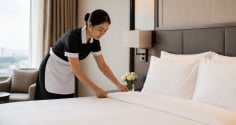 Khách sạn có thay toàn bộ chăn ga sau mỗi lượt khách không?