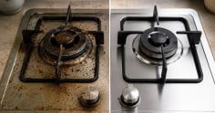 Mẹo làm sạch vết rỉ sét trên bếp gas bằng nguyên liệu dễ tìm, không cần hóa chất mạnh