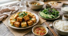 Cách chiên đậu phụ vàng đều, giòn bên ngoài, mềm bên trong mà không dính chảo