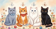 Chọn chú mèo bạn muốn nuôi để khám phá kiểu người hợp với bạn
